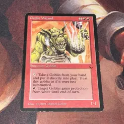 Goblin Wizard X1 Mtg The Dark Lp/Lp- - Image 1