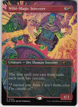 MTG Wild Magic Sorcerer Foil NM Secret Lair Drop Series Magic 2494 - Image 1