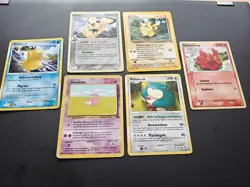 6x Diverse Pokemon Vintage Pokemon Karten Sammlung | WOTC | Pikachu, Enton Etc. - Image 2