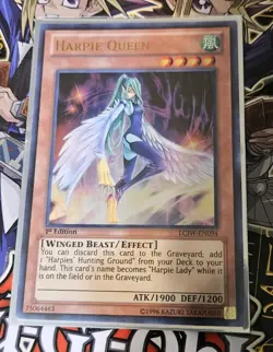 Harpie Queen LCJW-EN094 Yu-Gi-Oh Legendary Collection 4: Joey's World-1st... - Image 1