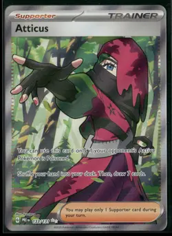 Pokemon Atticus - Ultra Rare 133/131 PRE SV: Prismatic Evolutions NM - Image 1