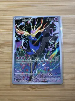 Pokemon Xerneas Illustration Rare Full Art Holo HP130 091/086 Chaos Rising NM ✨ - Image 1