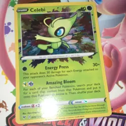 THE POKEMON COMPANY CELEBI 009/185 VIVID VOLTAGE AMAZING RARE HOLO 60HP EN - Image 1