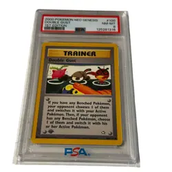 2000 PSA 8 Pokemon Neo Genesis Double Gust 1st Edition #100 Graded - Image 1