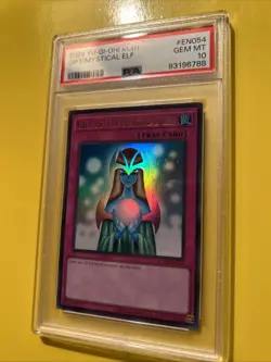 YuGiOh GIFT OF THE MYSTICAL ELF #KC01-EN054🔥PSA 10 GEM🔥UNLIMITED ED-ULTRA RARE - Image 5