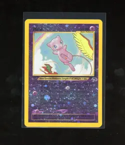 SWIRL 2001 Pokemon Southern Islands Mew Promo 1/18 Reverse Holo Foil WOTC - Image 1