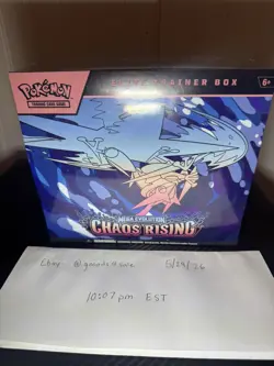Pokemon TCG Chaos Rising Elite Trainer Box Factory Sealed ETB - Image 1