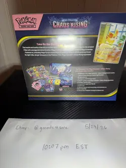 Pokemon TCG Chaos Rising Elite Trainer Box Factory Sealed ETB - Image 4