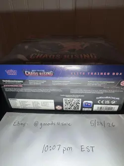 Pokemon TCG Chaos Rising Elite Trainer Box Factory Sealed ETB - Image 5