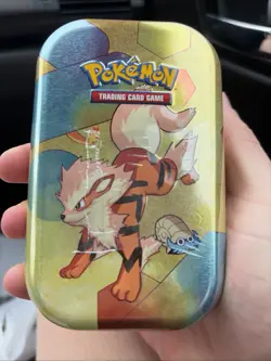new sealed Pokemon 151 Mini Tin - Arcanine & Omanyte - Scarlet & Violet 151 - Image 1