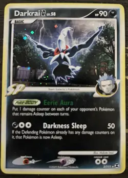 Pokemon TCG Darkrai G Lv.58 Rising Rivals 3/111 Holo Rare 2009 - Image 1