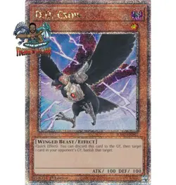 Yugioh! 1x D.D. Crow RA02-EN002 Quarter Century Secret Rare 1st Ed NM - Image 1