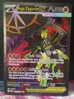 Mega Zygarde ex 104/088 Ultra Rare Perfect Order Pokemon Near Mint - Image 1