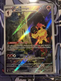 Armarouge 203/198 Illustration Rare Scarlet & Violet Pokemon Near Mint - Image 1