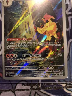 Armarouge 203/198 Illustration Rare Scarlet & Violet Pokemon Near Mint - Image 3