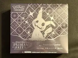 Pokemon Center Paldean Fates Elite Trainer Box (ETB) Scarlet & Violet TCG w/Case - Image 1