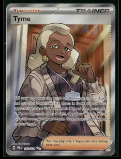 Pokemon Tyme Ultra Rare 143/131 PRE SV: Prismatic Evolutions NM - Image 1