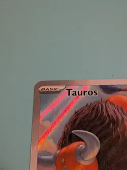 2026 Pokemon Chaos Rising Tauros 096/086 Illustration Rare Full Art NM/M - Image 4