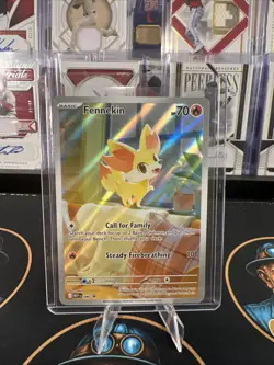 SEALED - Pokemon TCG Fennekin 080 - Black Star PROMO FULL ART Chaos Rising ETB - Image 1
