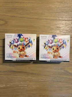 Pokemon TCG Prismatic Evolutions Elite Trainer Box Lot of 2 | NEW & SEALED - Image 1
