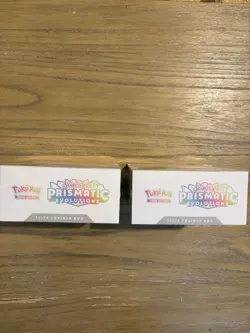 Pokemon TCG Prismatic Evolutions Elite Trainer Box Lot of 2 | NEW & SEALED - Image 3