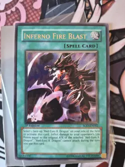 Yu-Gi-Oh! - Inferno Fire Blast - SOD-EN042 - Ultimate Rare - 1st Edition NM! - Image 1