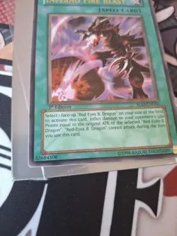Yu-Gi-Oh! - Inferno Fire Blast - SOD-EN042 - Ultimate Rare - 1st Edition NM! - Image 2