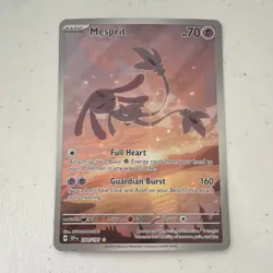 Pokemon TCG Mesprit 204/191 SV08 Surging Sparks Illustration Rare Holo EN 70HP - Image 1