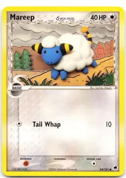 Mareep 54/101 Dragon Frontiers LP - Image 1