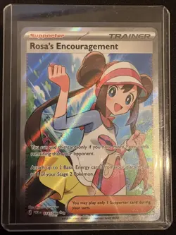 Rosa's Encouragement Ultra Rare Perfect Order 114/088 NM Pokemon - Image 1