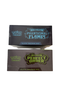 Pokemon Mega Evolution Phantasmal Flames + Perfect Order ETB Bundle - Image 2