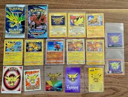 Pokemon ZAPDOS Sammlung • Retro-Karten, Korea Cracked Ice Holo, Promo & Goodies - Image 1