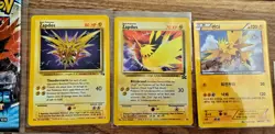 Pokemon ZAPDOS Sammlung • Retro-Karten, Korea Cracked Ice Holo, Promo & Goodies - Image 3