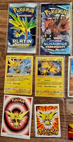 Pokemon ZAPDOS Sammlung • Retro-Karten, Korea Cracked Ice Holo, Promo & Goodies - Image 5