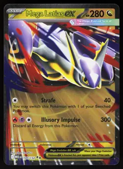 Mega Latias ex 100/132 Double Rare Mega Evolution Pokemon Holo NM - Image 1