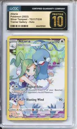 Pokemon Graded: Altaria TG11/TG30 Silver Tempest (2022) Holo CGC Pristine 10 - Image 1