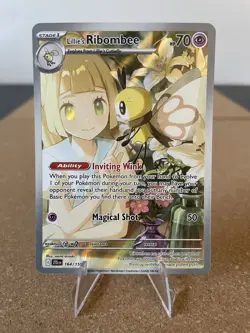 Lillie's Ribombee 164/159 Sv09: Journey Together Holo NM Pack Fresh Pokemon 2025 - Image 1