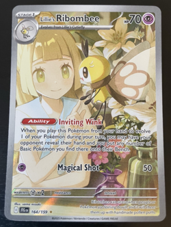 Lillie's Ribombee 164/159 Sv09: Journey Together Holo NM Pack Fresh Pokemon 2025 - Image 3