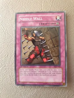 YUGIOH NEEDLE WALL PGD-048 1ST ED NM - Image 1