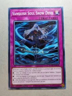 Vanquish Soul Snow Devil AGOV-EN078 1st Edition YuGiOh TCG Card - Image 1