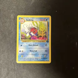SEAKING - Jungle Set - 46/64 - Uncommon Pokemon TCG Card - Vintage WOTC D6 - Image 1