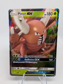 Pinsir GX - 6/68 - Pokemon Hidden Fates Sun & Moon Ultra Rare TCG Card NM - Image 1