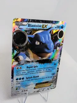 Blastoise EX XY30 - BLACK STAR PROMO - 2014 Pokemon TCG Card - LP - Image 2