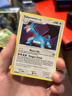 SALAMENCE 18/132 Secret Wonders DOUBLE SWIRL + HOLO BLEED rare Pokemon TCG card - Image 2