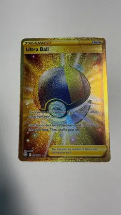 Ultra Ball 186/172 Secret Rare Brilliant Stars Pokemon Near Mint - Image 1