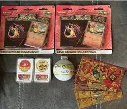 Pokemon 2x Ascended Heroes Blisters + 2 Coins + 20th Anniv Ball + 5 Gold foils - Image 1