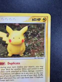 2005 Pokemon Ditto (Pikachu) 39/113 Delta Species Non-Holo Regular - Image 3