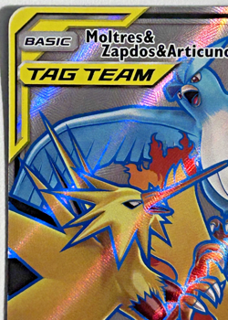 Moltres & Zapdos & Articuno GX Full Art 66/68 Pokemon TCG Hidden Fates Holo - LP - Image 2