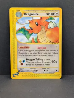 Dragonite 043/165 Expedition Base Set Regular Rare Non-Holo Pokemon TCG NM - Image 1