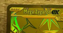 Pokemon TCG Mega Zygarde EX 124/088 POR Gold Secret Rare Full Art Holo 310HP 200 - Image 5